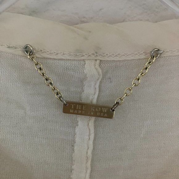 The Row Cream Short Sleeve Tee - Picture 2 of 4